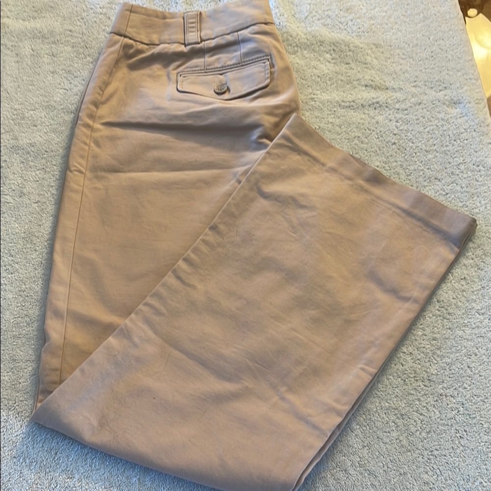 White House Black Market Tan Boot Cut Pants
